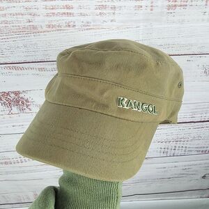Kangol Cotton Twill Army Cap Men’s Large - XL L/XL Green Flexfit Military Hat